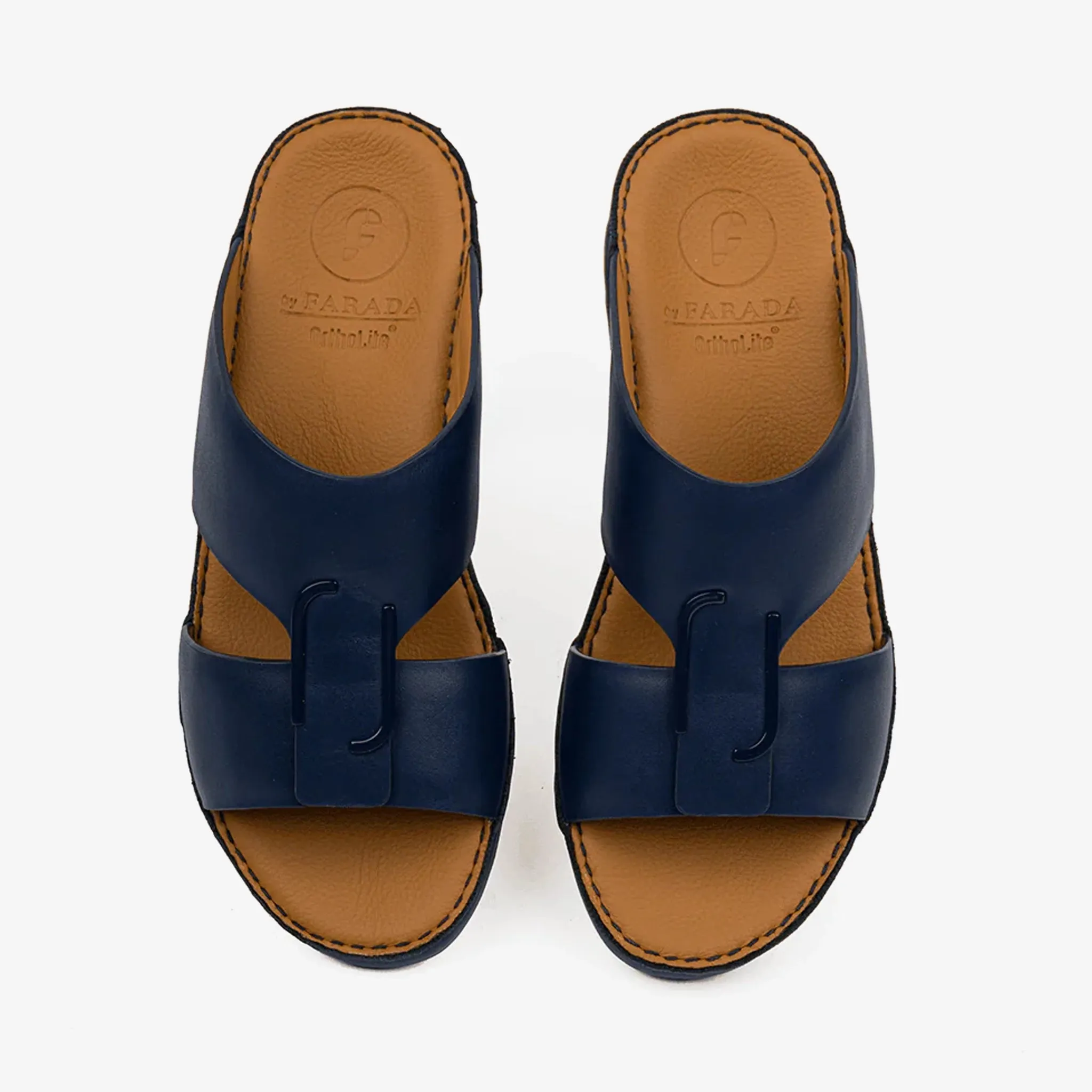 CLASSIC ARABIC NAPPA PUCCINI SANDALS NAVY