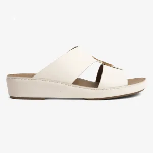 CLASSIC ARABIC NAPPA PUCCINI SANDALS OPTICAL WHITE