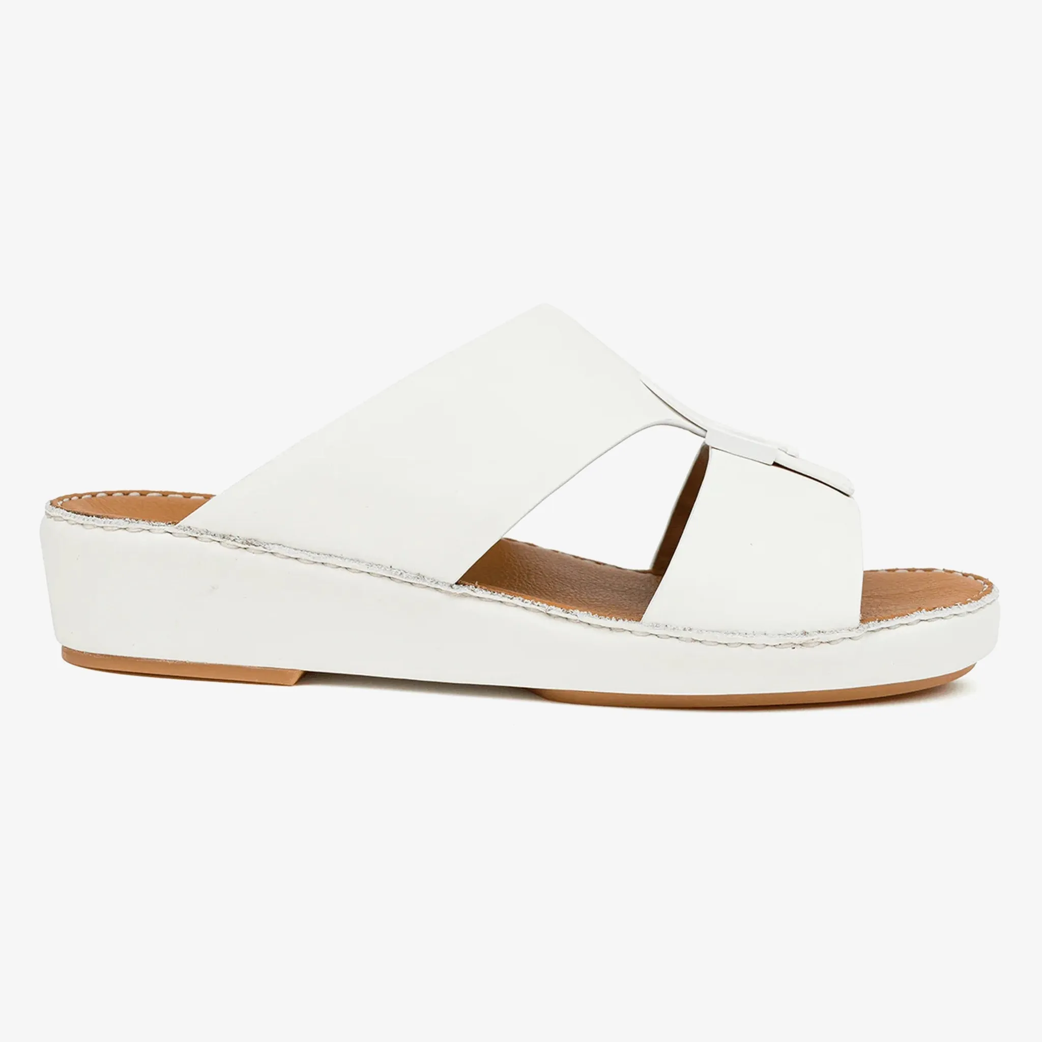 CLASSIC ARABIC NAPPA PUCCINI SANDALS WHITE