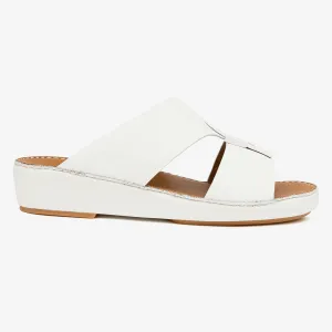 CLASSIC ARABIC NAPPA PUCCINI SANDALS WHITE