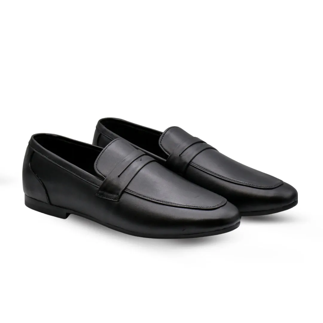 Classic Black Loafers︱Royele Leather