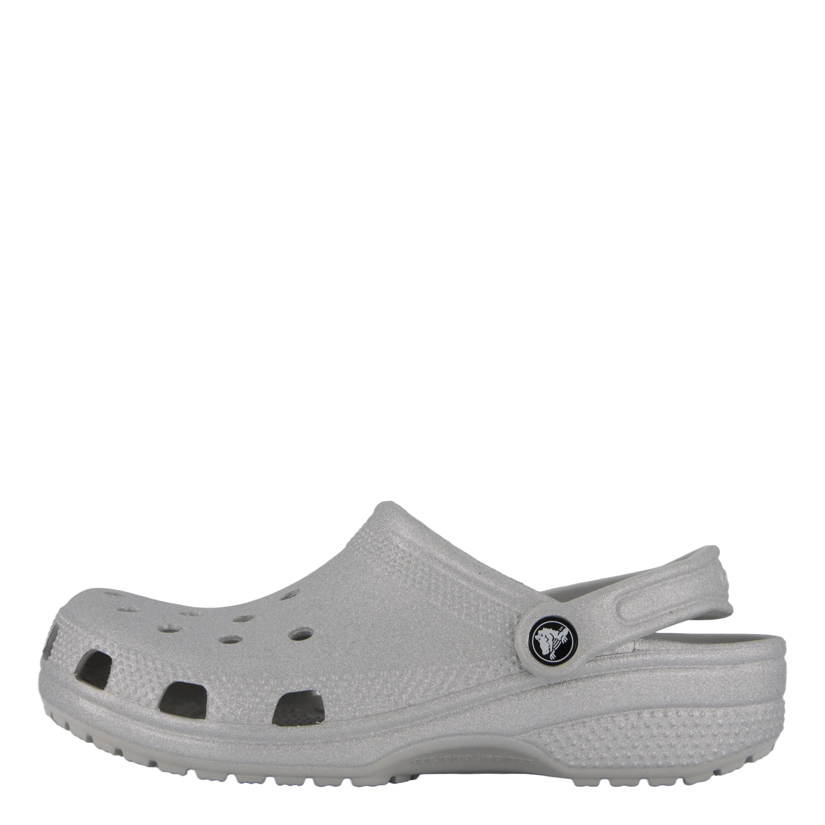 Classic Glitter Clog K Silver Glitter