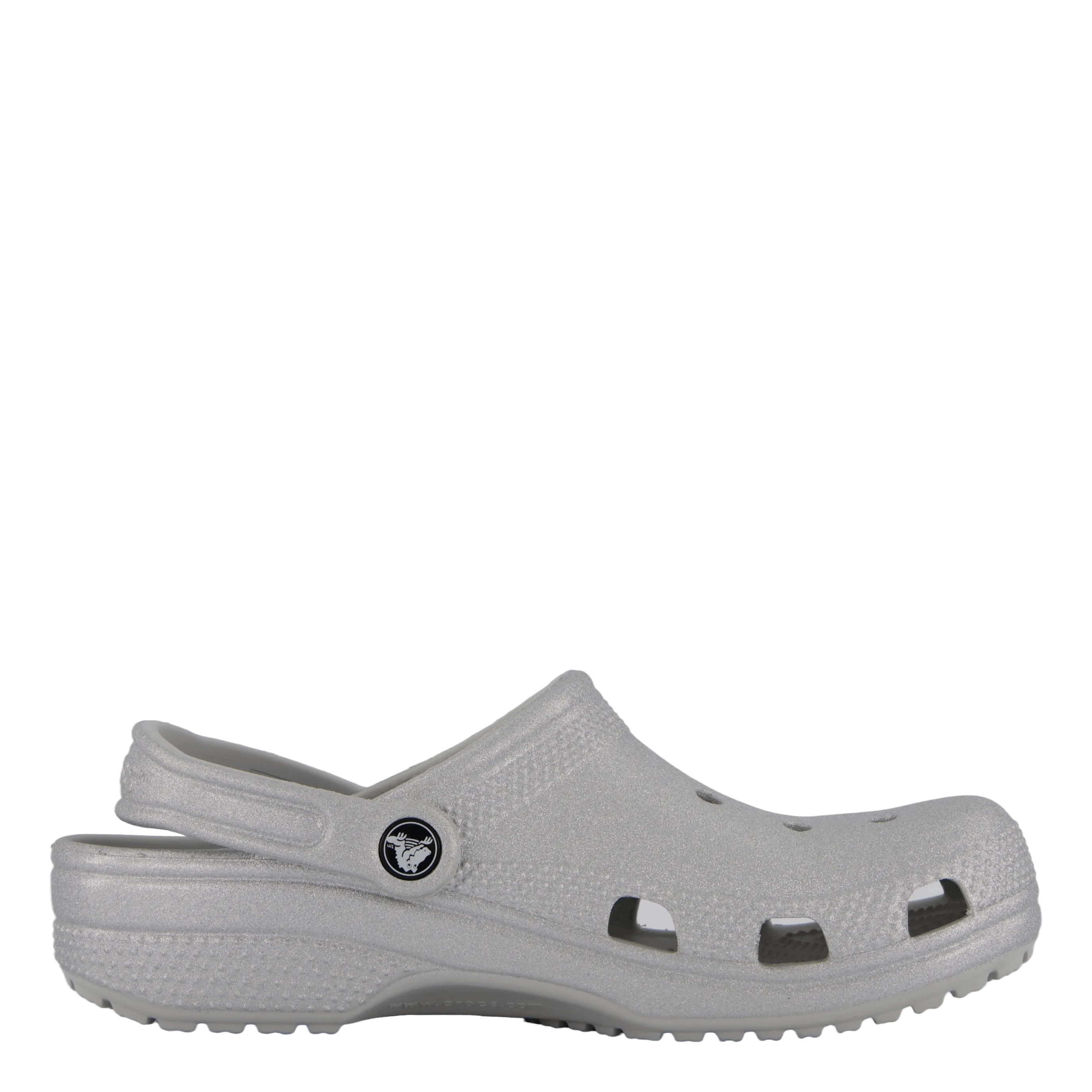 Classic Glitter Clog K Silver Glitter