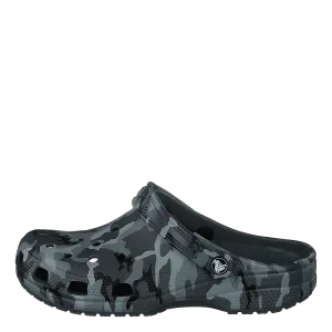 Classic Printed Camo Clog Slate Grey / Multi