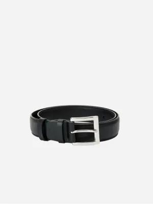 Classic Vegan Leather Belt | Black