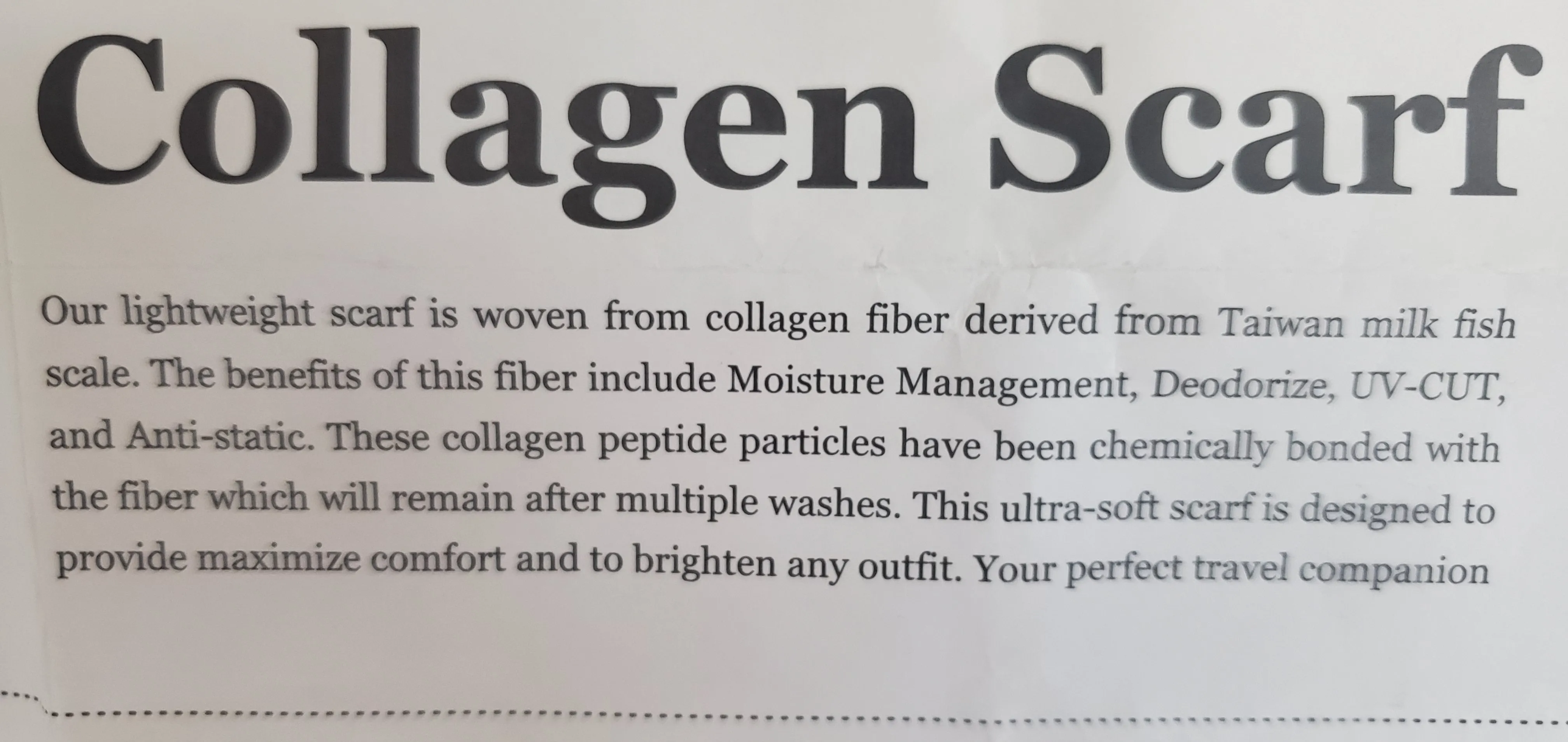 Collagen Scarves