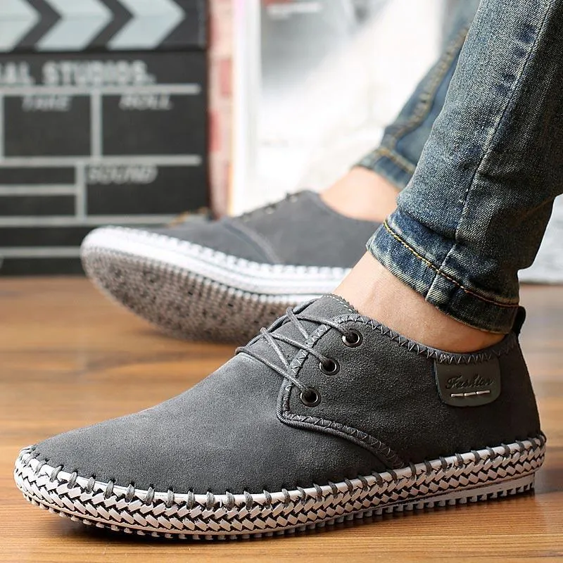 Comfortable lace up sneakers for men