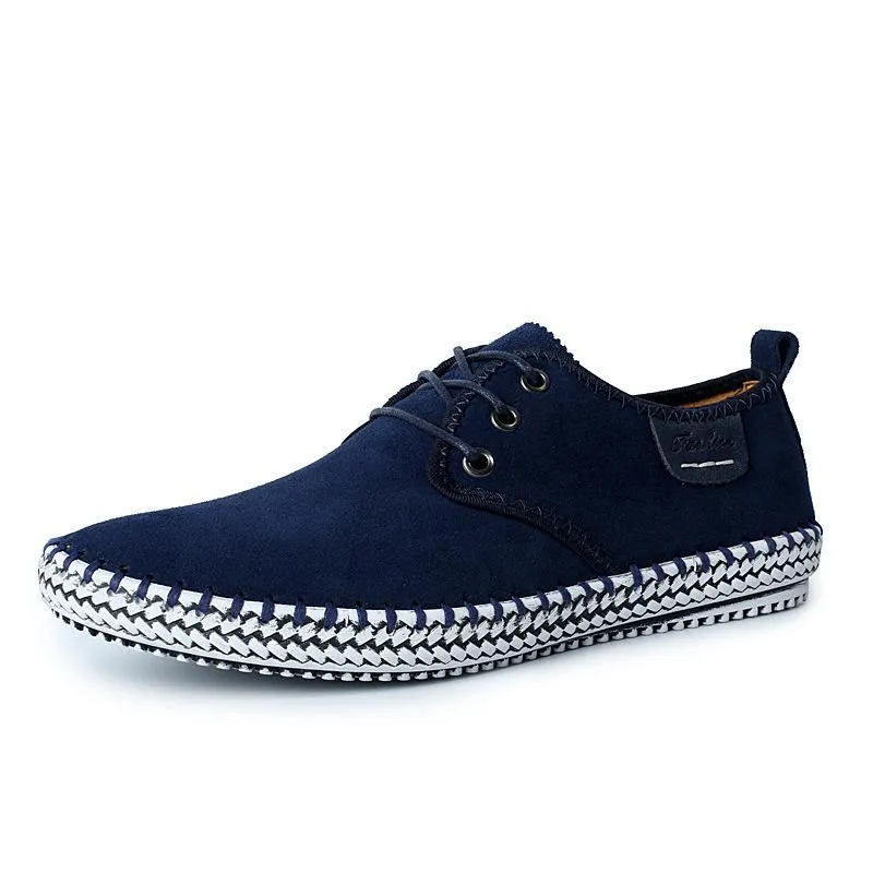 Comfortable lace up sneakers for men