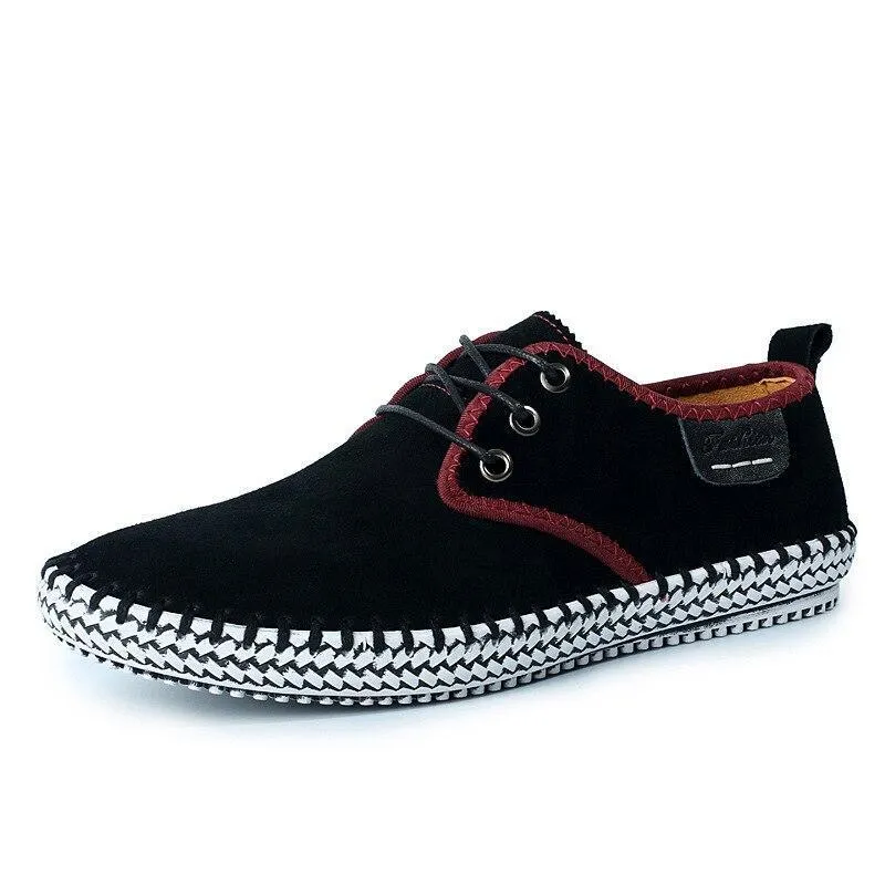 Comfortable lace up sneakers for men