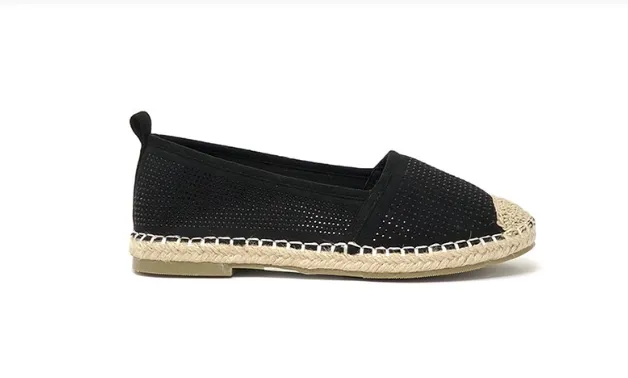 Crystal Espadrille Flats