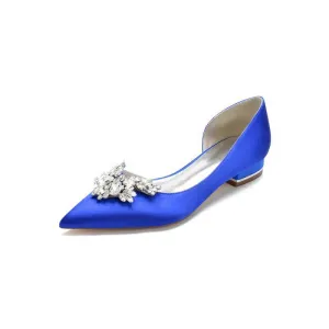 Crystal Pointed Toe Flats