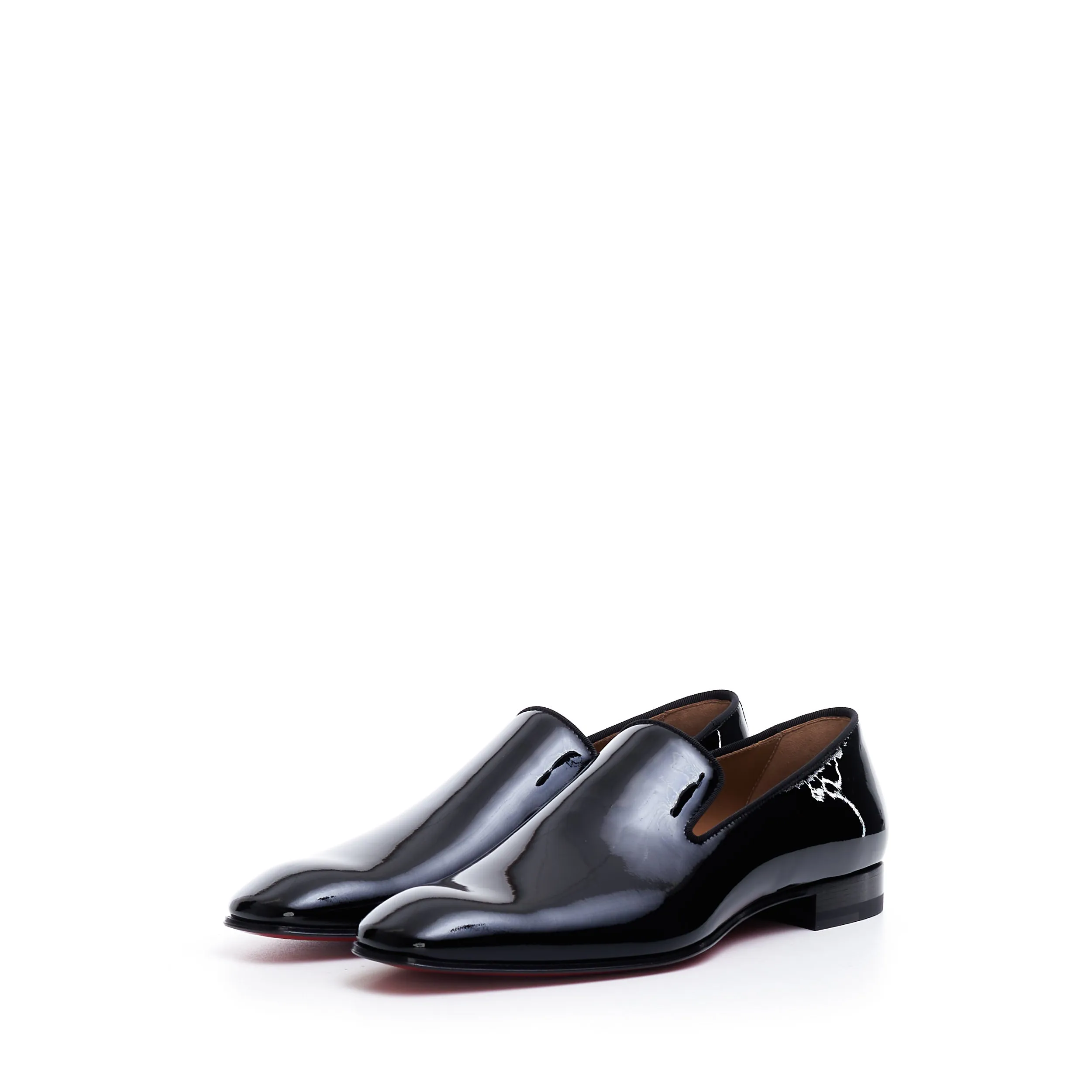 Dandelion Loafers In Black Patent Leather
