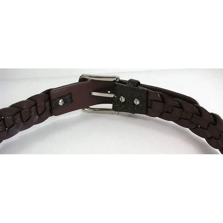 Dark Brown Crocodile Belt
