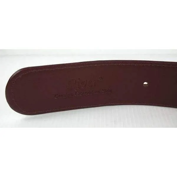 Dark Brown Crocodile Belt