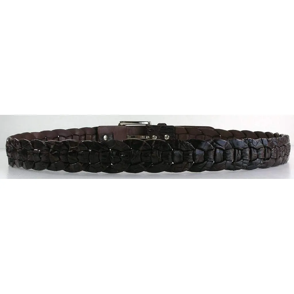 Dark Brown Crocodile Belt