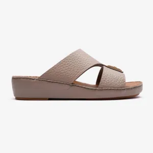 DAVINCI TIMELESS HAMMERED ARABIC SANDALS SANTORINI