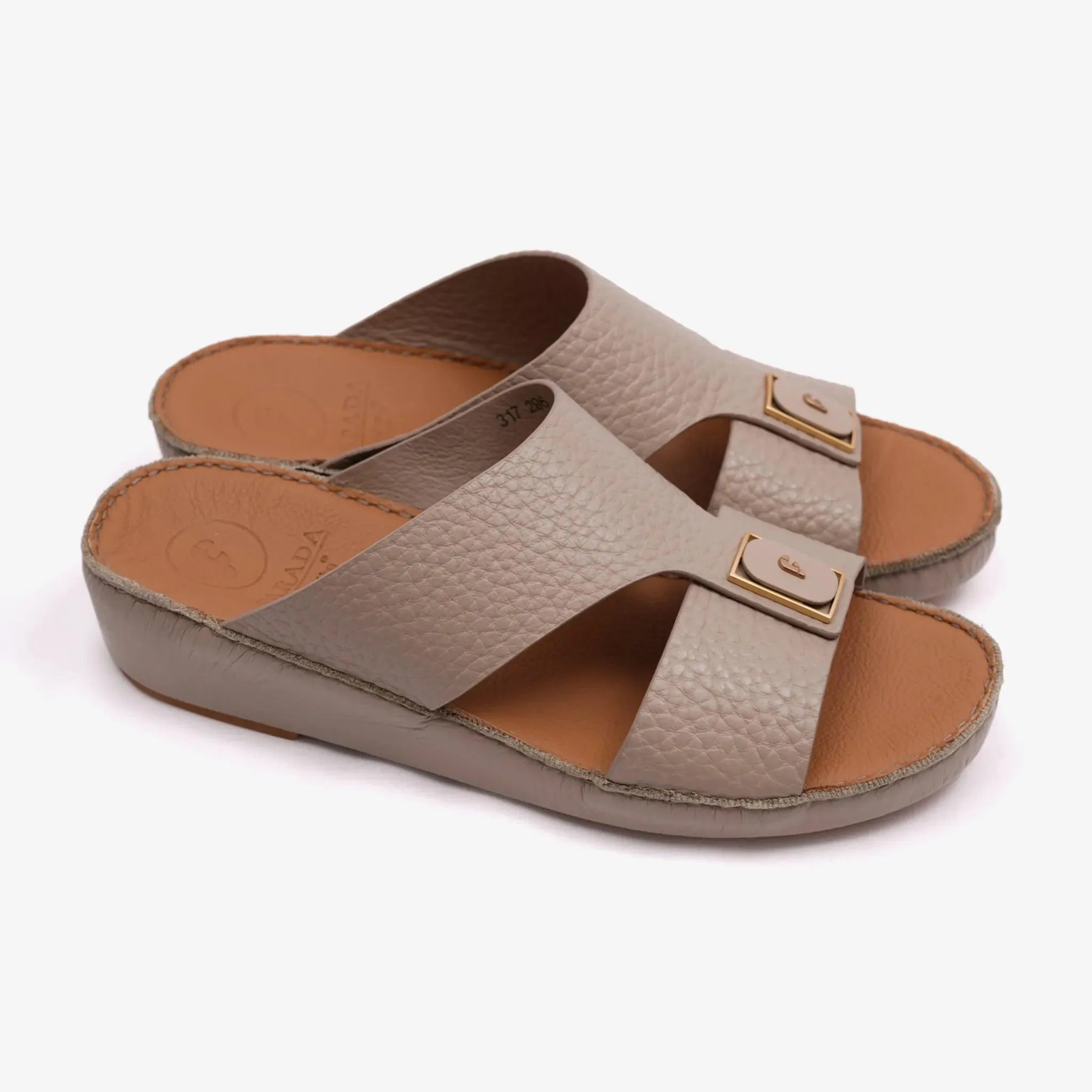 DAVINCI TIMELESS HAMMERED ARABIC SANDALS SANTORINI