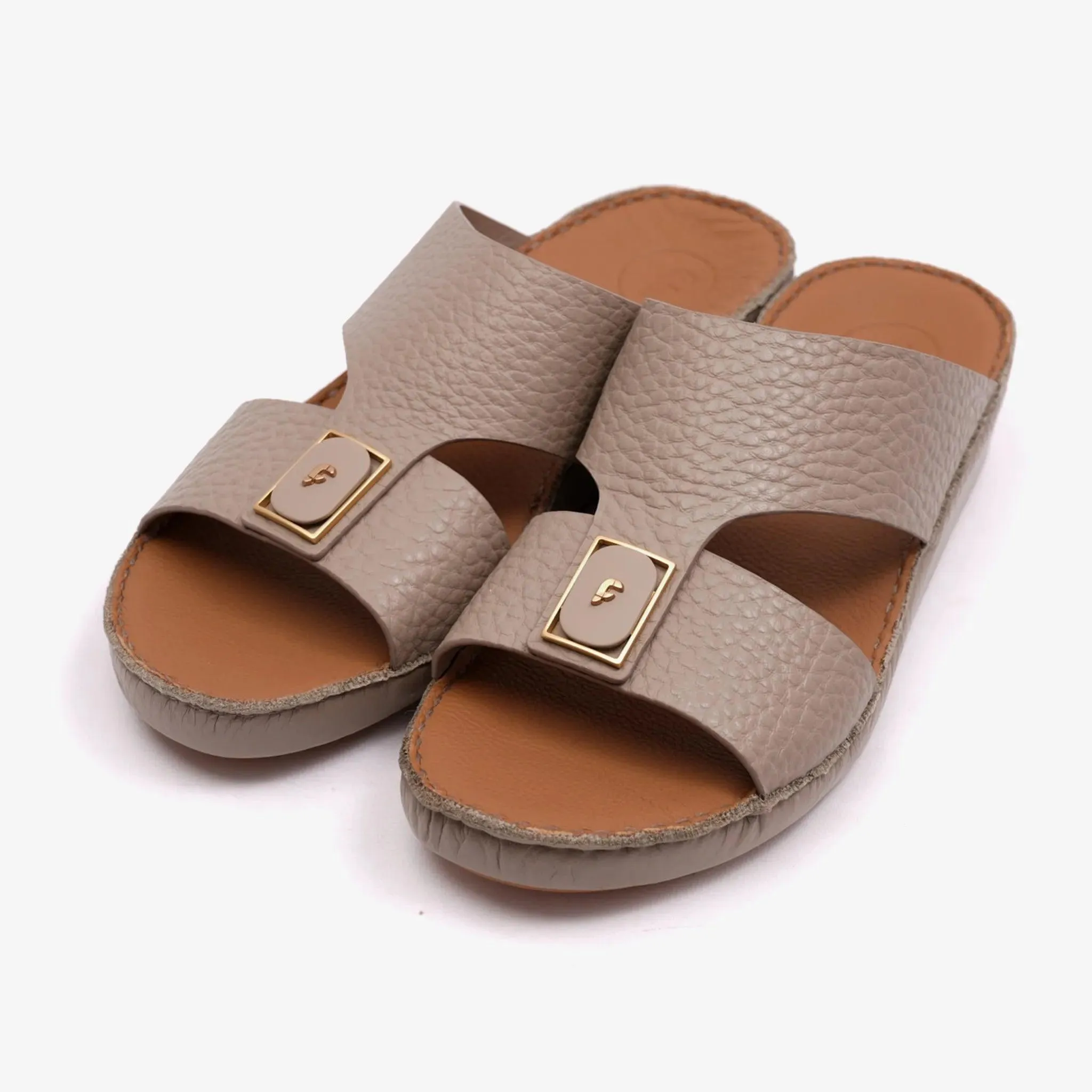 DAVINCI TIMELESS HAMMERED ARABIC SANDALS SANTORINI