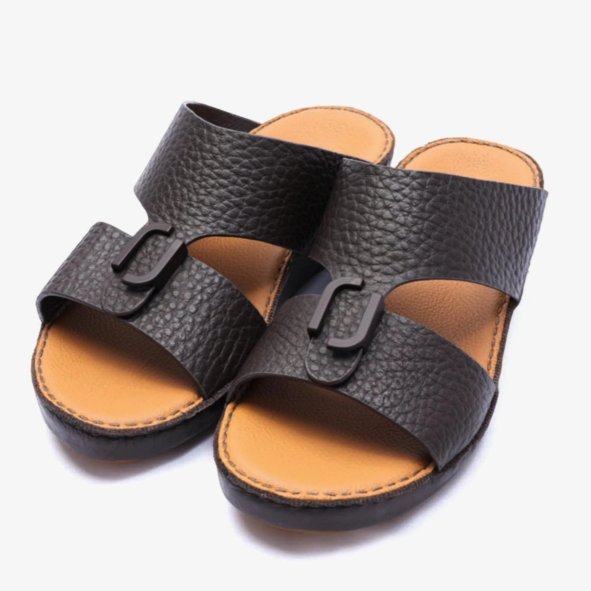 DAVINCI TIMELESS UNLINED HAMMERED CLASSIC ARABIC SANDALS OLD-BROWN