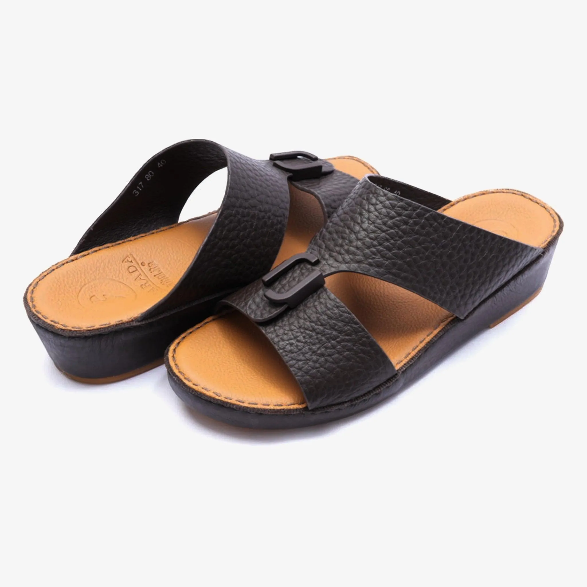 DAVINCI TIMELESS UNLINED HAMMERED CLASSIC ARABIC SANDALS OLD-BROWN