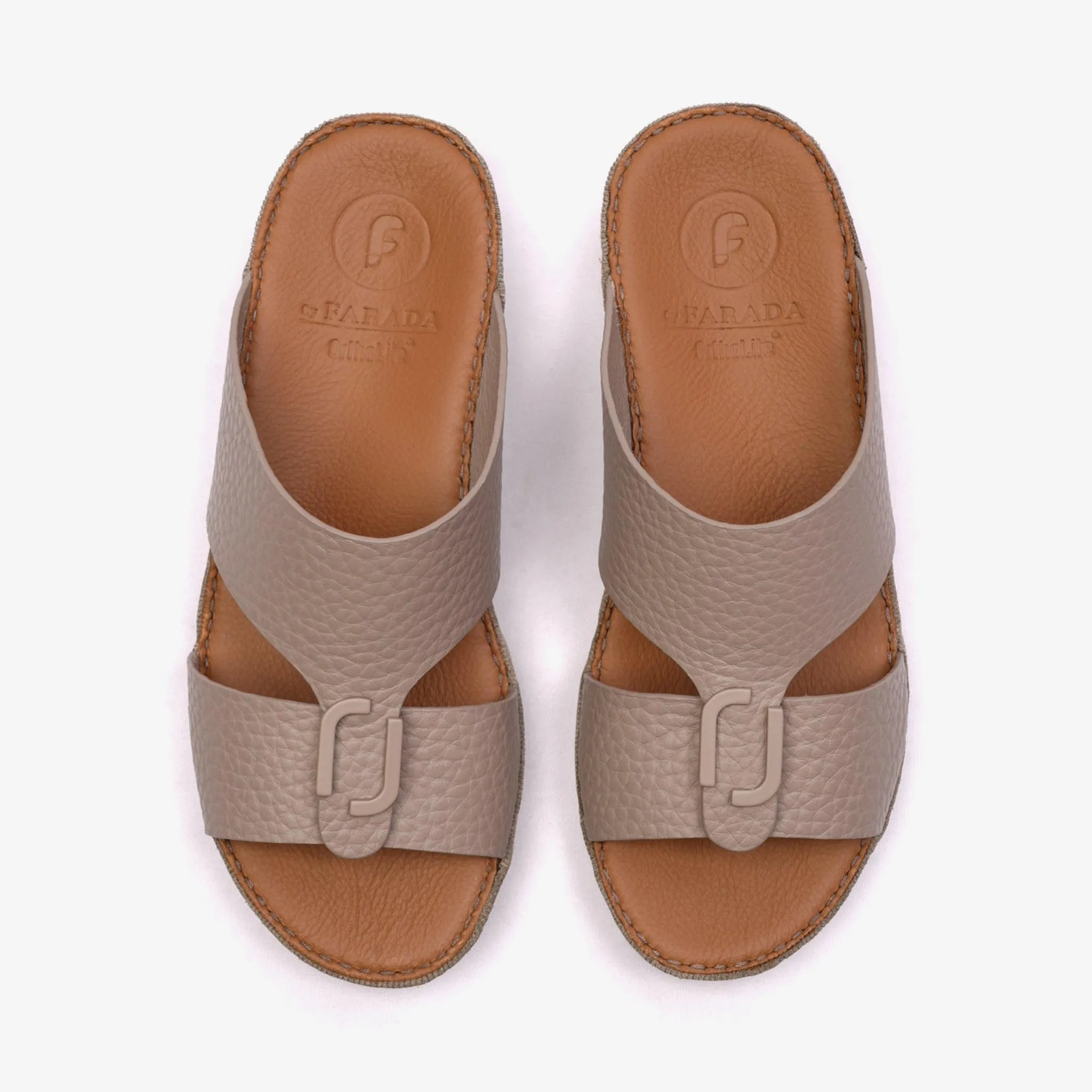 DAVINCI TIMELESS UNLINED HAMMERED CLASSIC ARABIC SANDALS SANTORINI