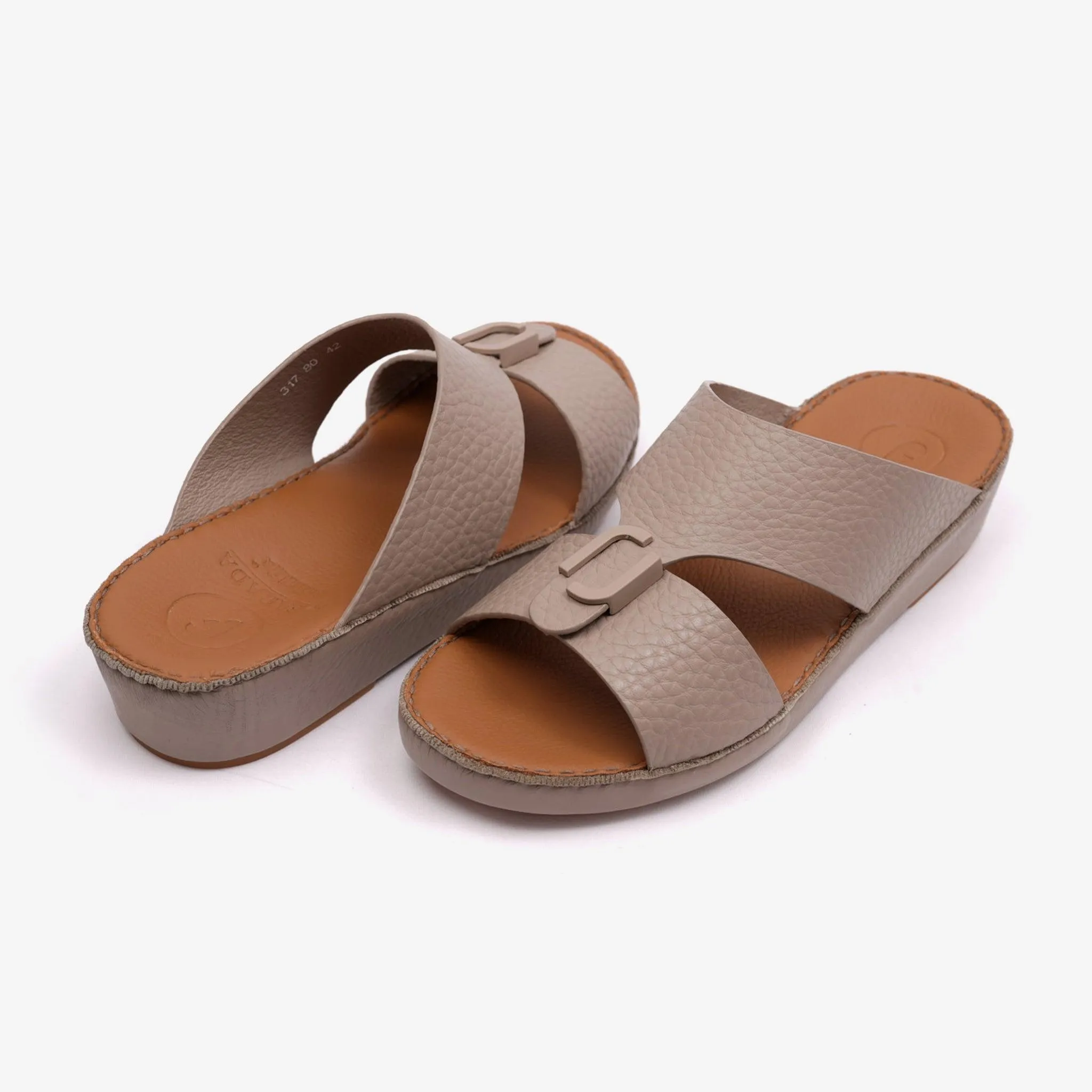 DAVINCI TIMELESS UNLINED HAMMERED CLASSIC ARABIC SANDALS SANTORINI