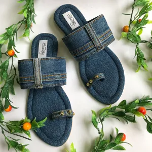 Denim Flats