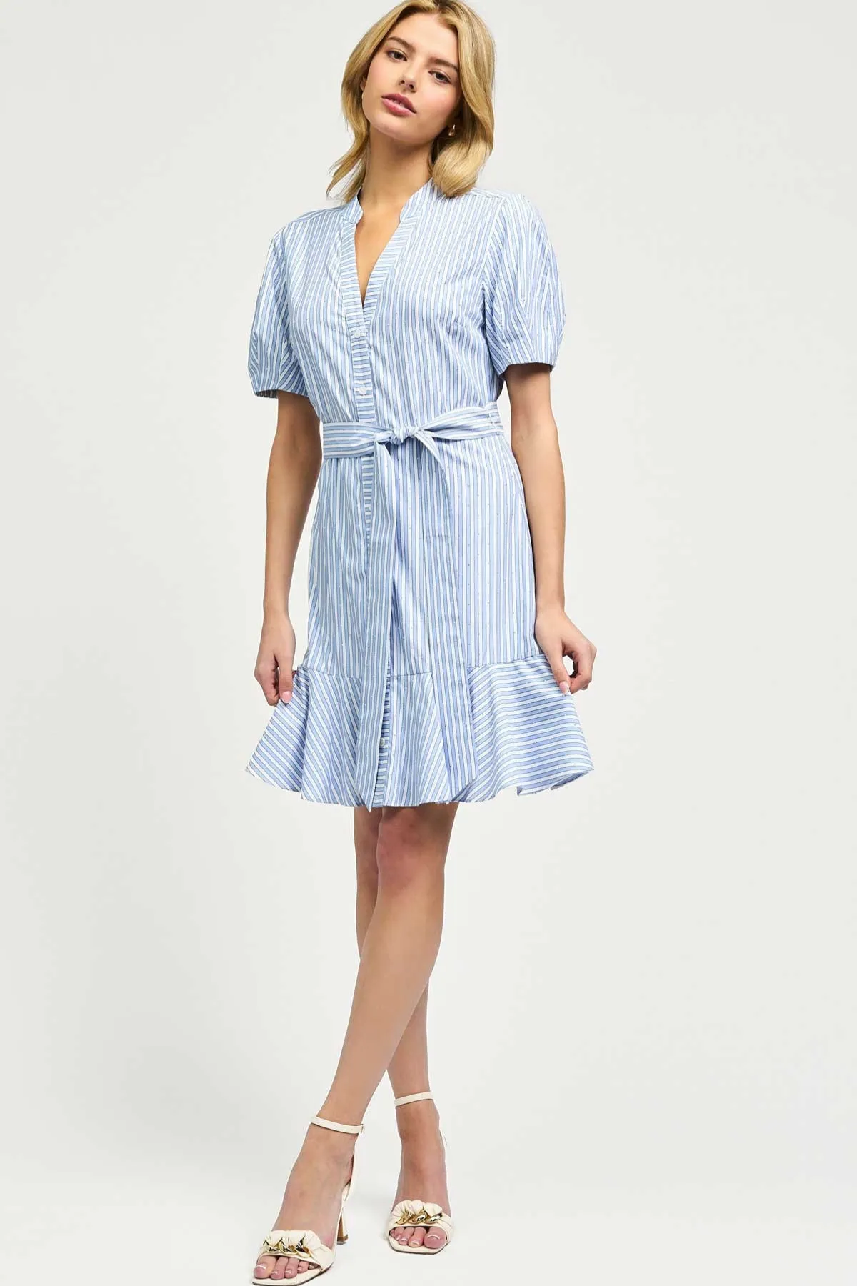 Derek Studded Shirt Dress