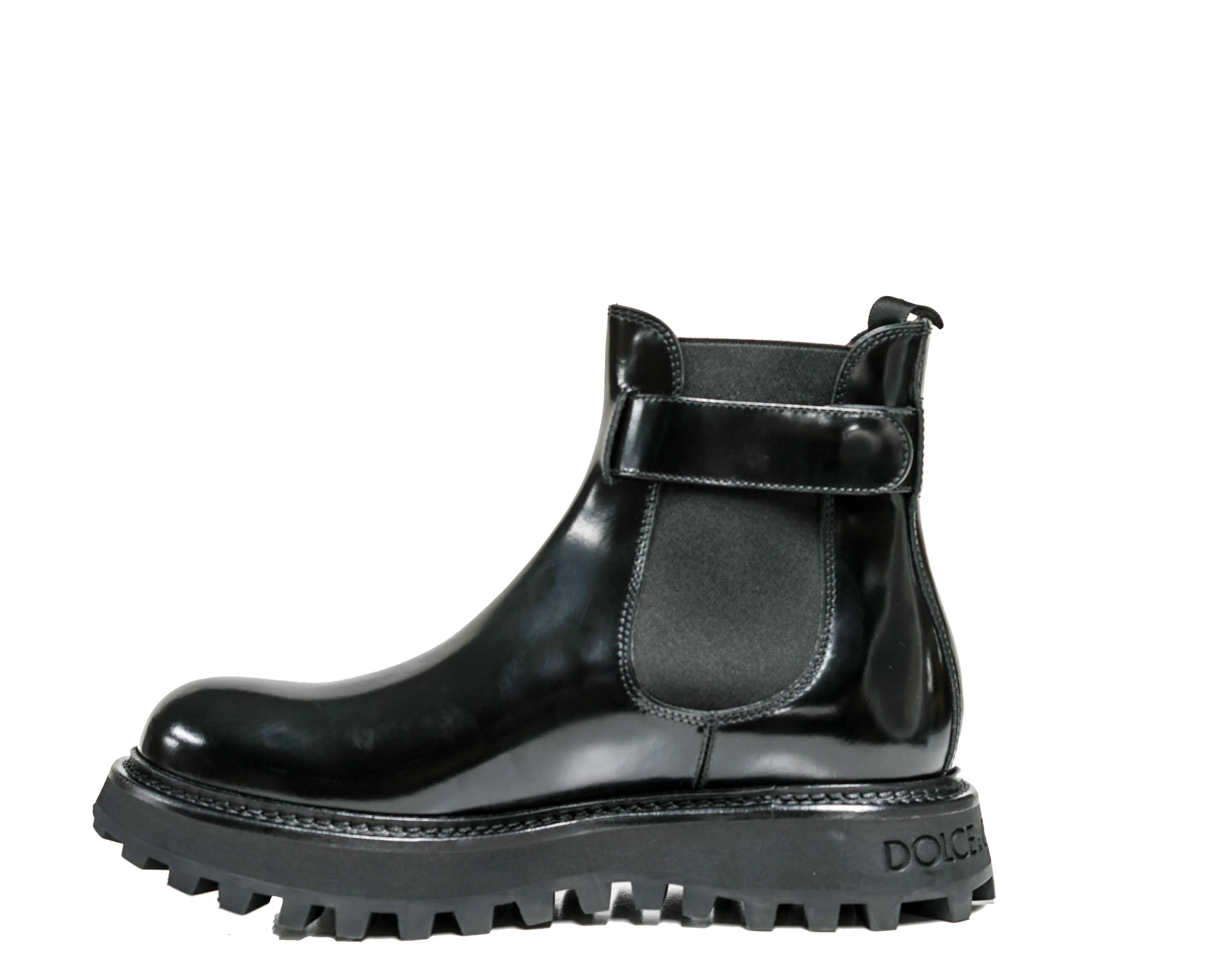 Dolce & Gabbana Men's Black Leather Beatles Boot A60371 50% off