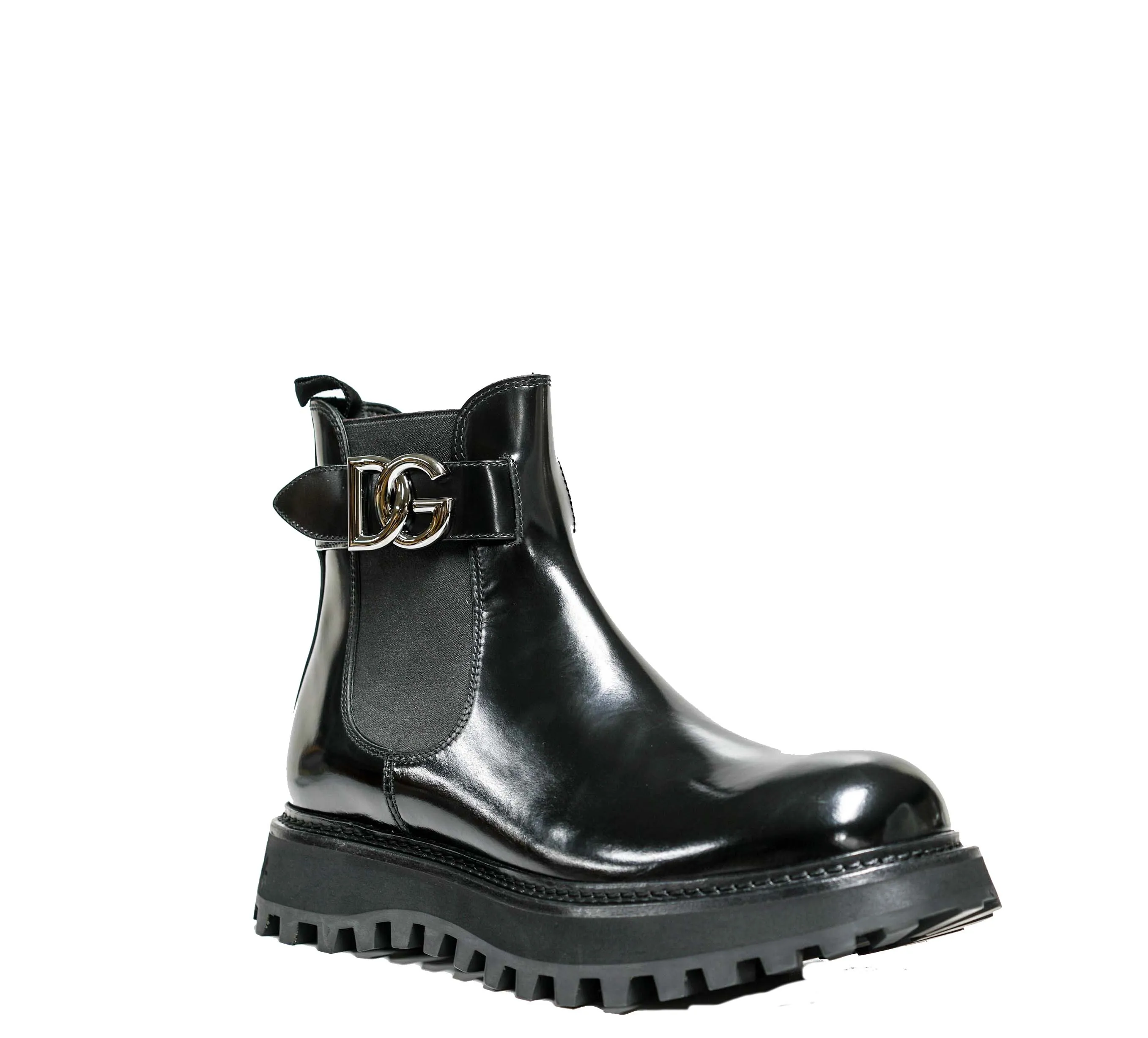 Dolce & Gabbana Men's Black Leather Beatles Boot A60371 50% off