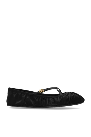 Dolce & Gabbana Satin Ballet Flats