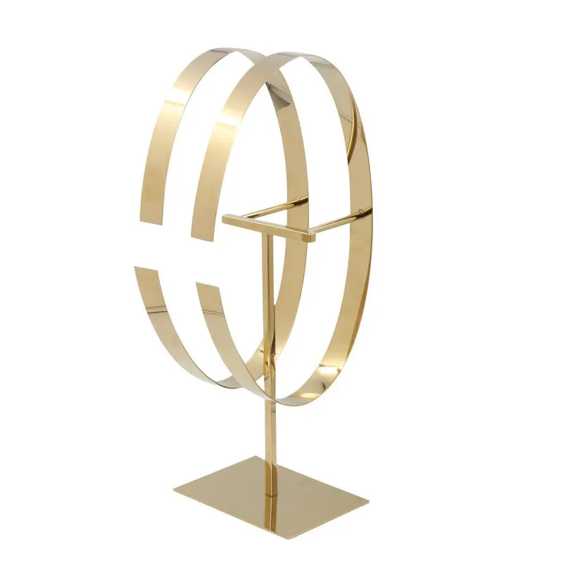 Double Gold Belt Display Rack