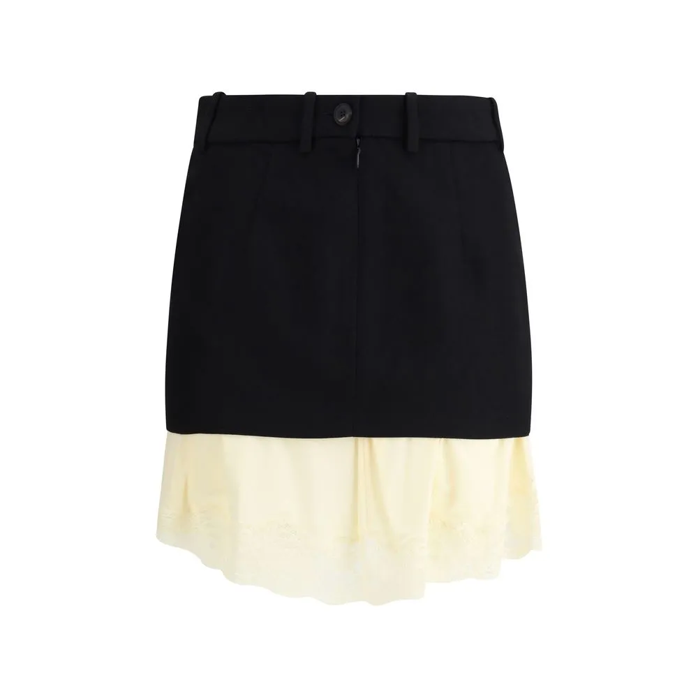 Double-layer Mini Skirt