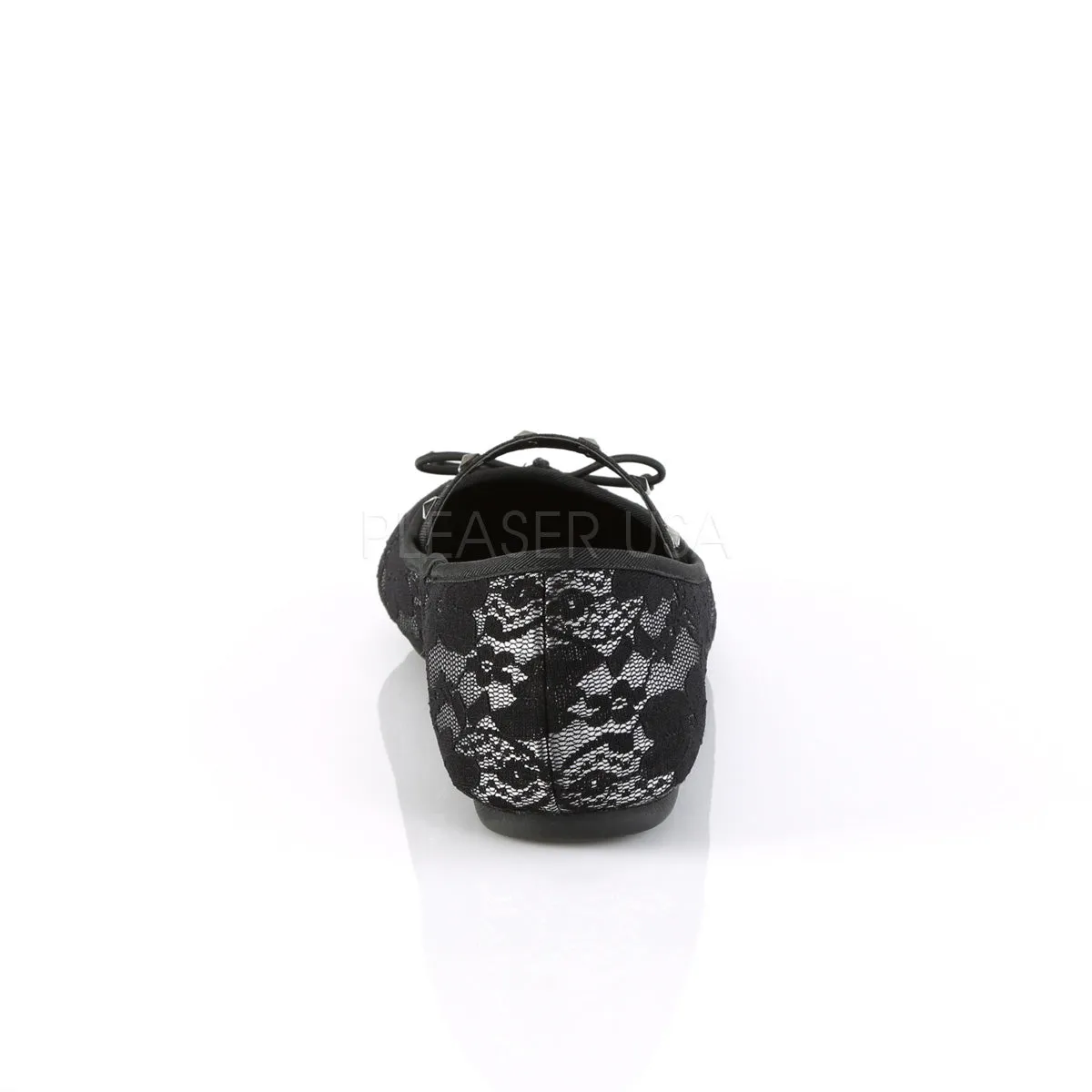 DRAC-07  White Satin-Black Lace Overlay