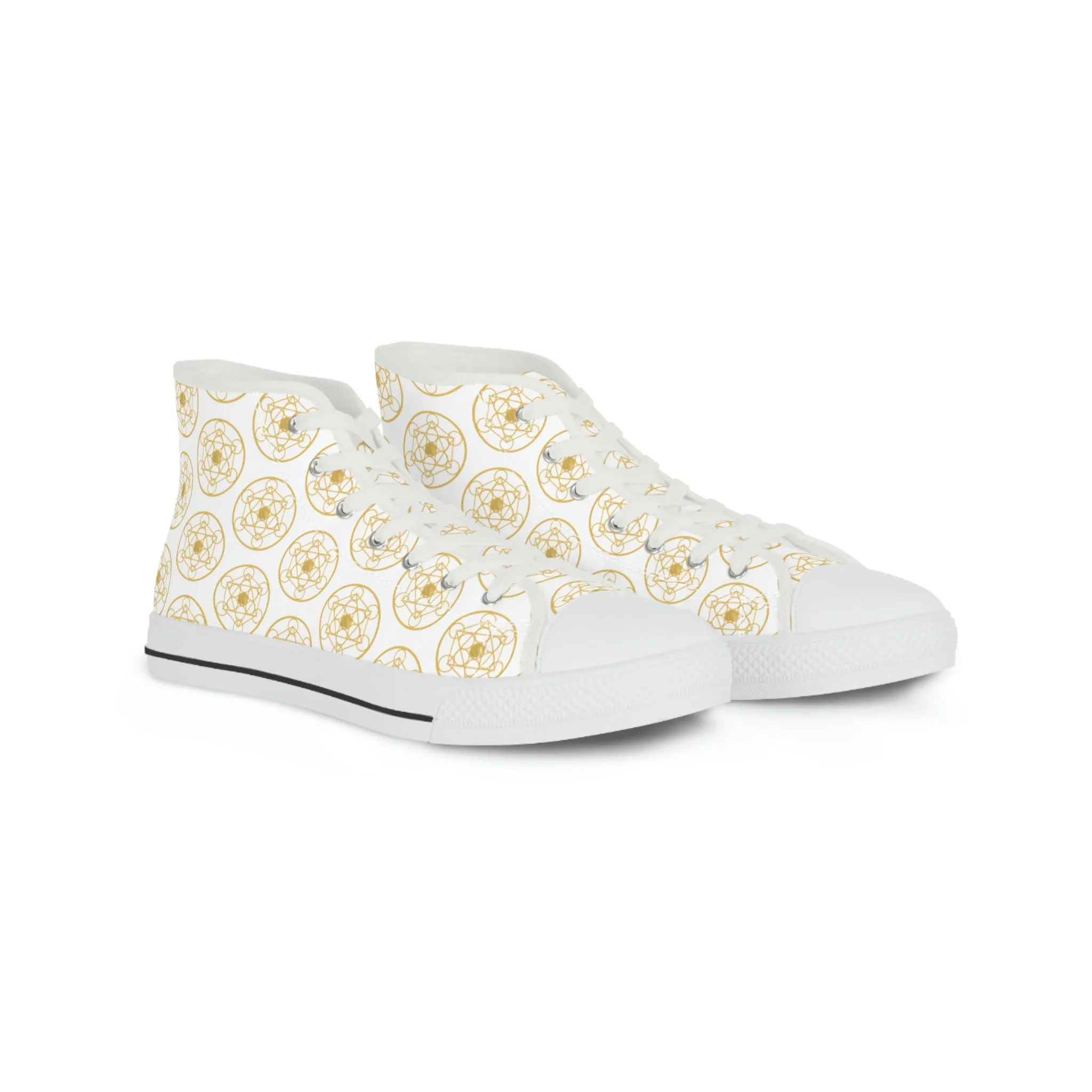 DYNYSTY - Men's High Top Sneakers - White