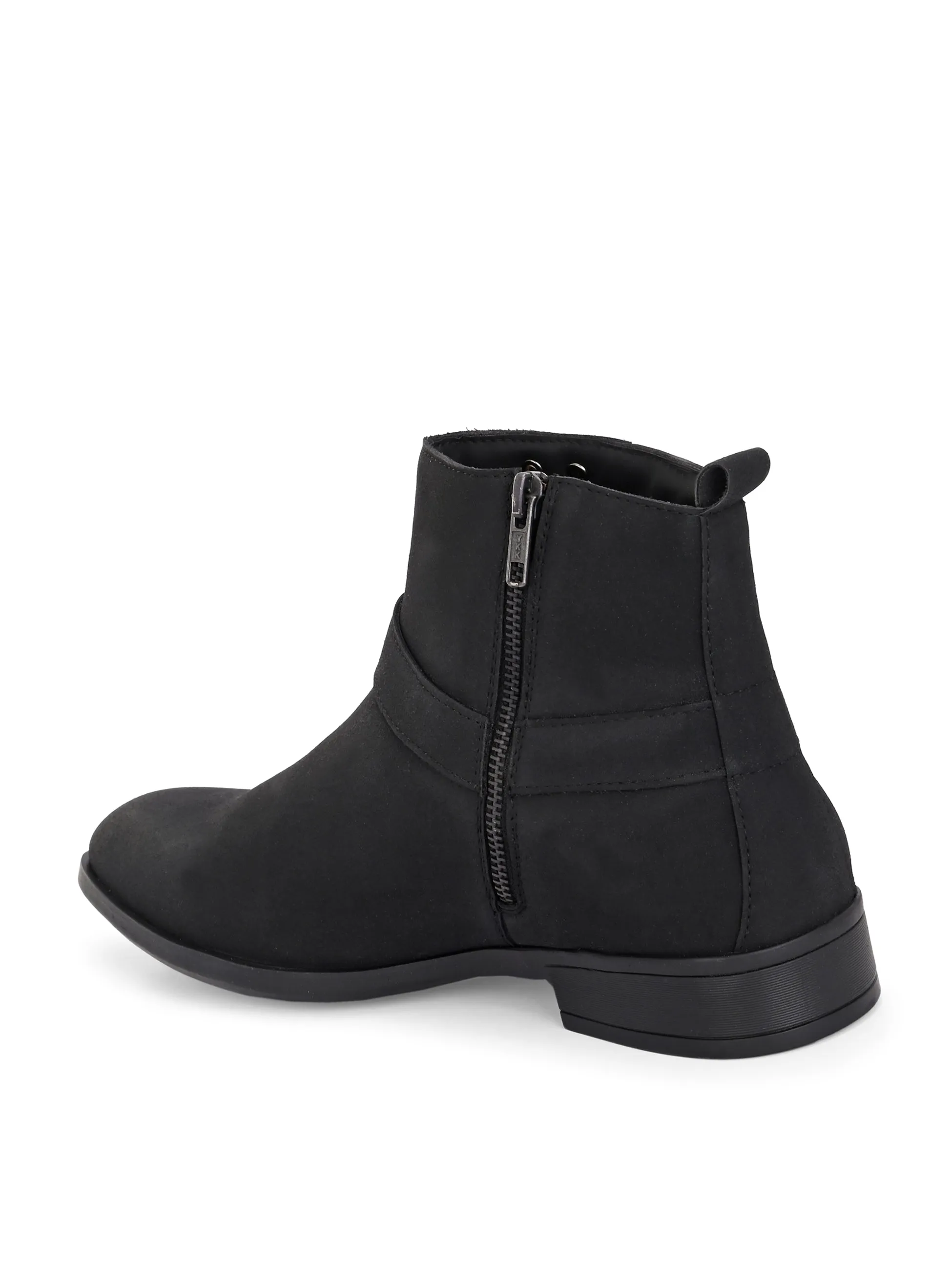 El Paso Men Faux Leather Casual Chelsea Boots