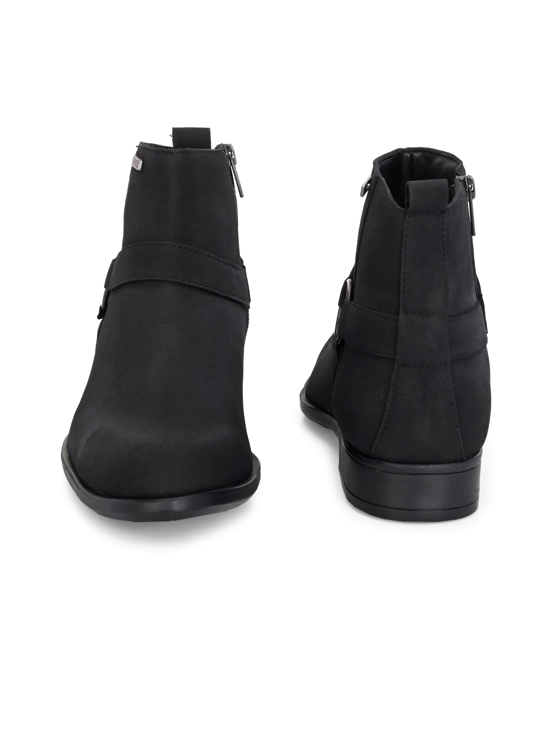 El Paso Men Faux Leather Casual Chelsea Boots