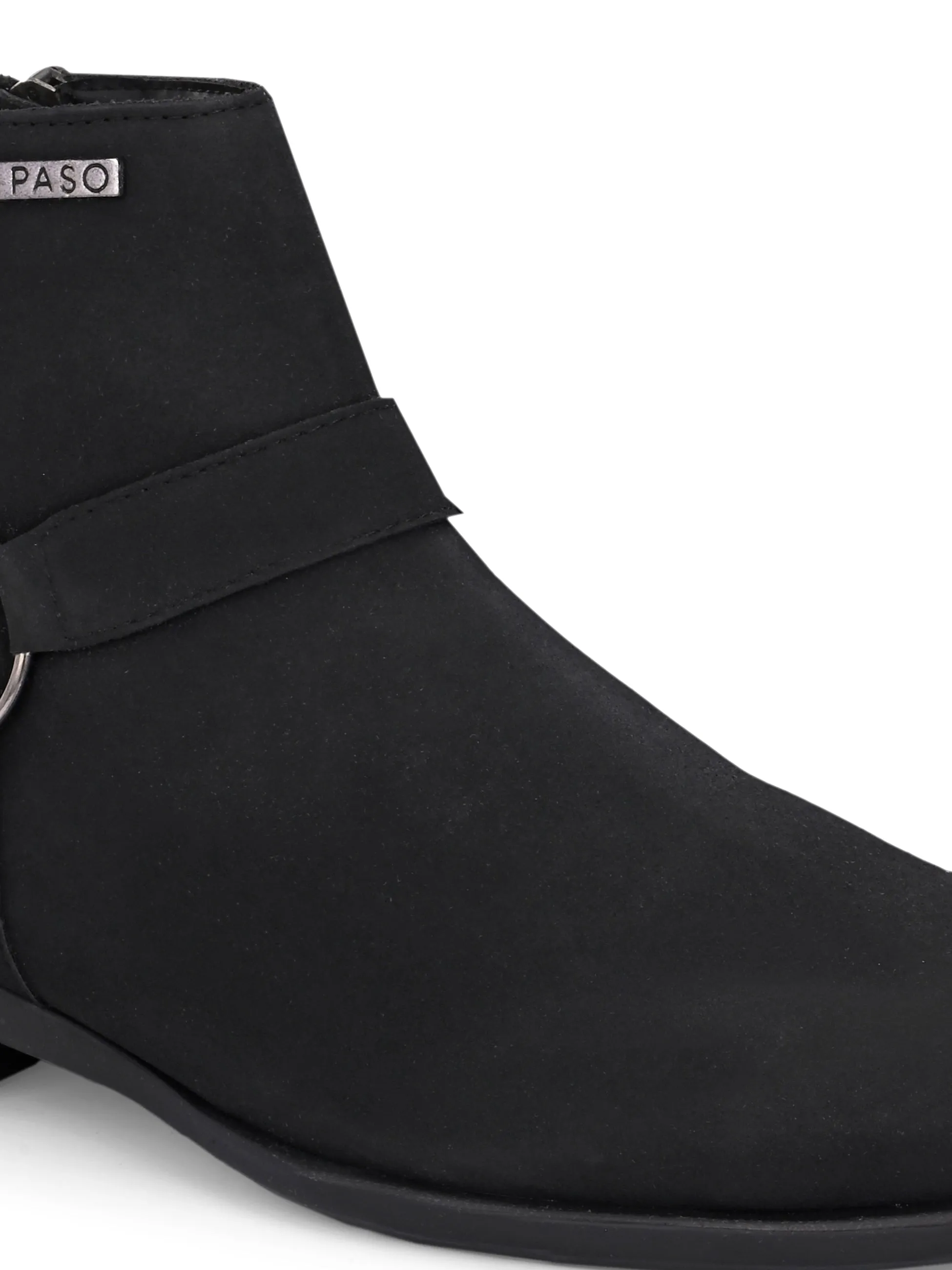 El Paso Men Faux Leather Casual Chelsea Boots
