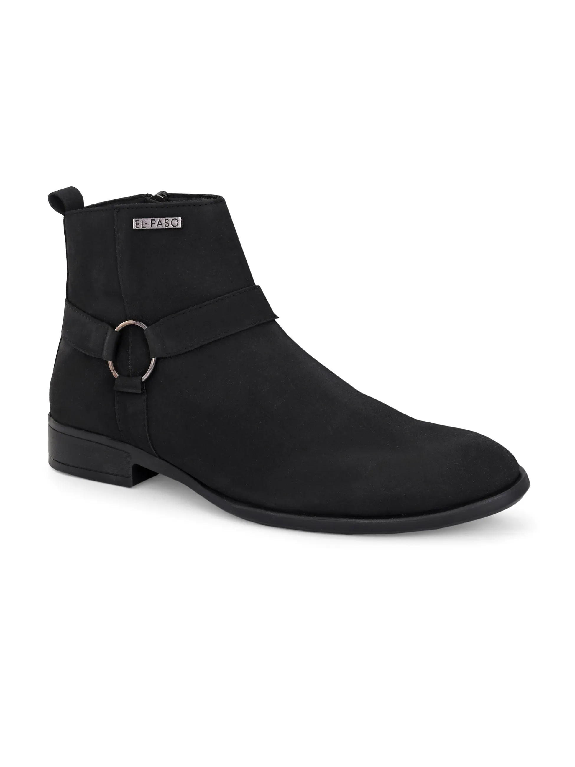 El Paso Men Faux Leather Casual Chelsea Boots
