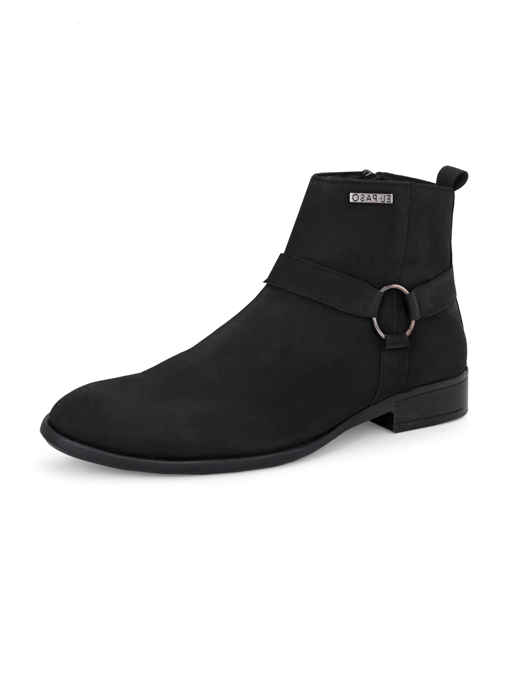 El Paso Men Faux Leather Casual Chelsea Boots