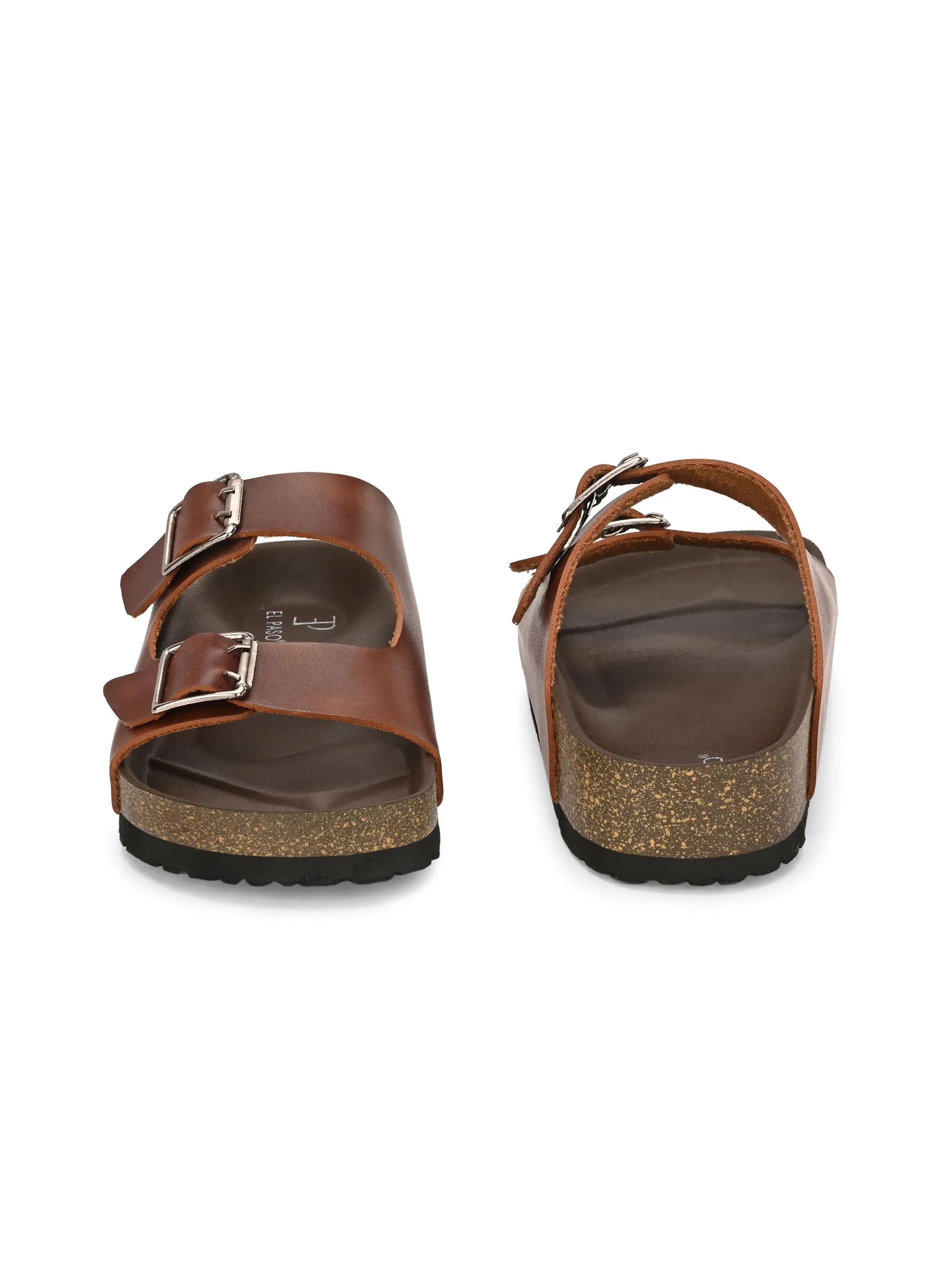 El Paso Women One Toe Flats with Buckles