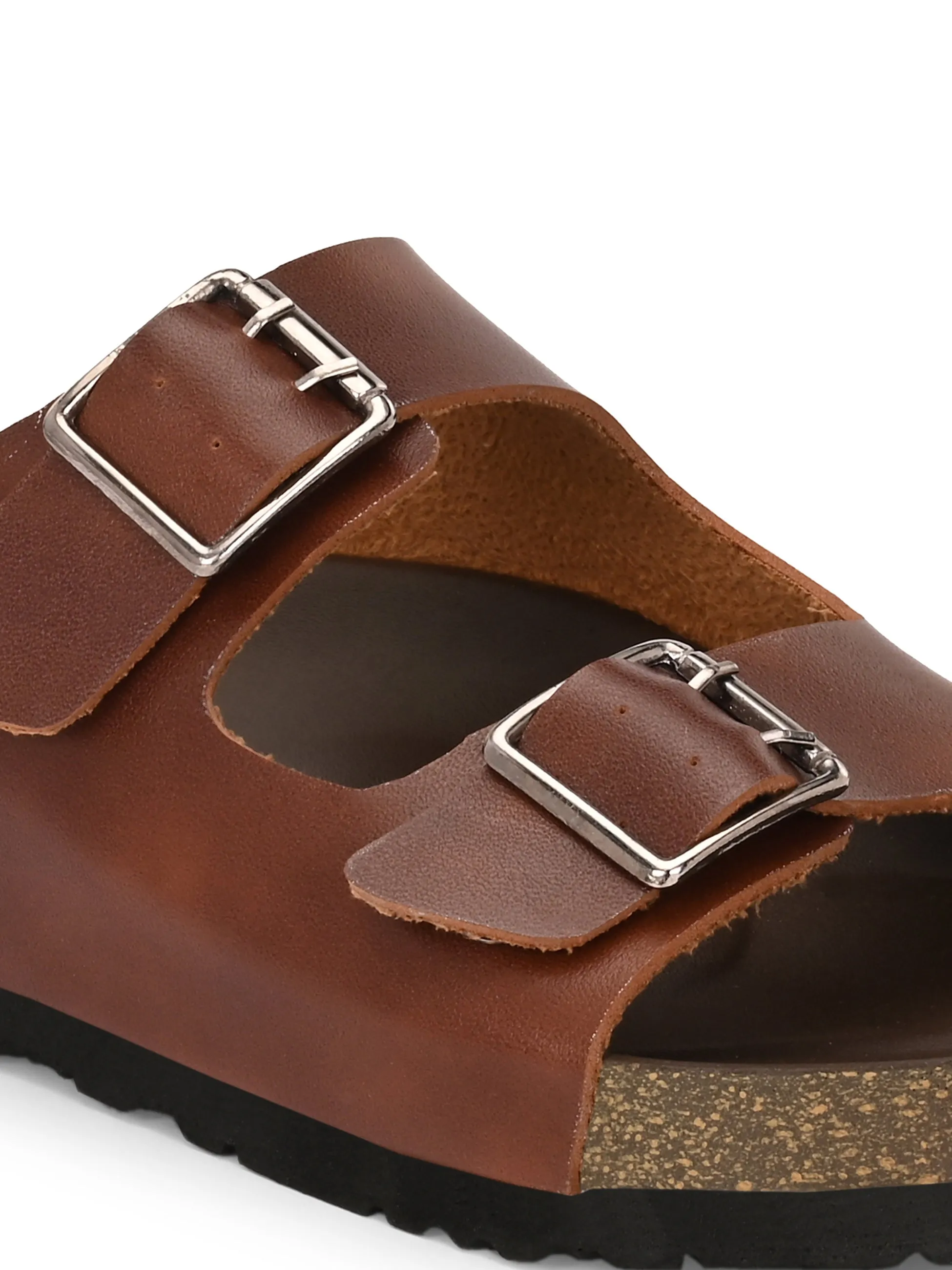 El Paso Women One Toe Flats with Buckles