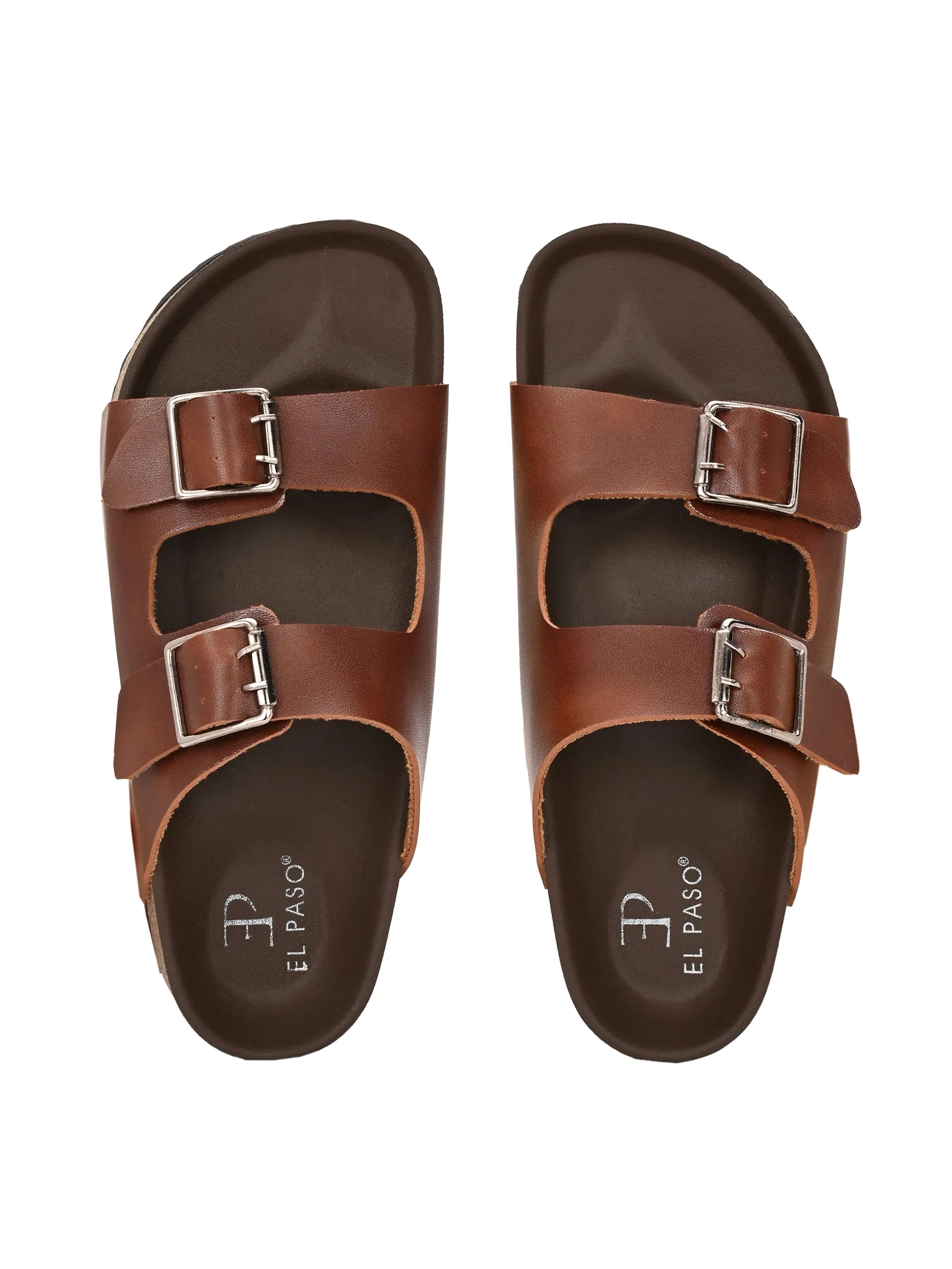 El Paso Women One Toe Flats with Buckles