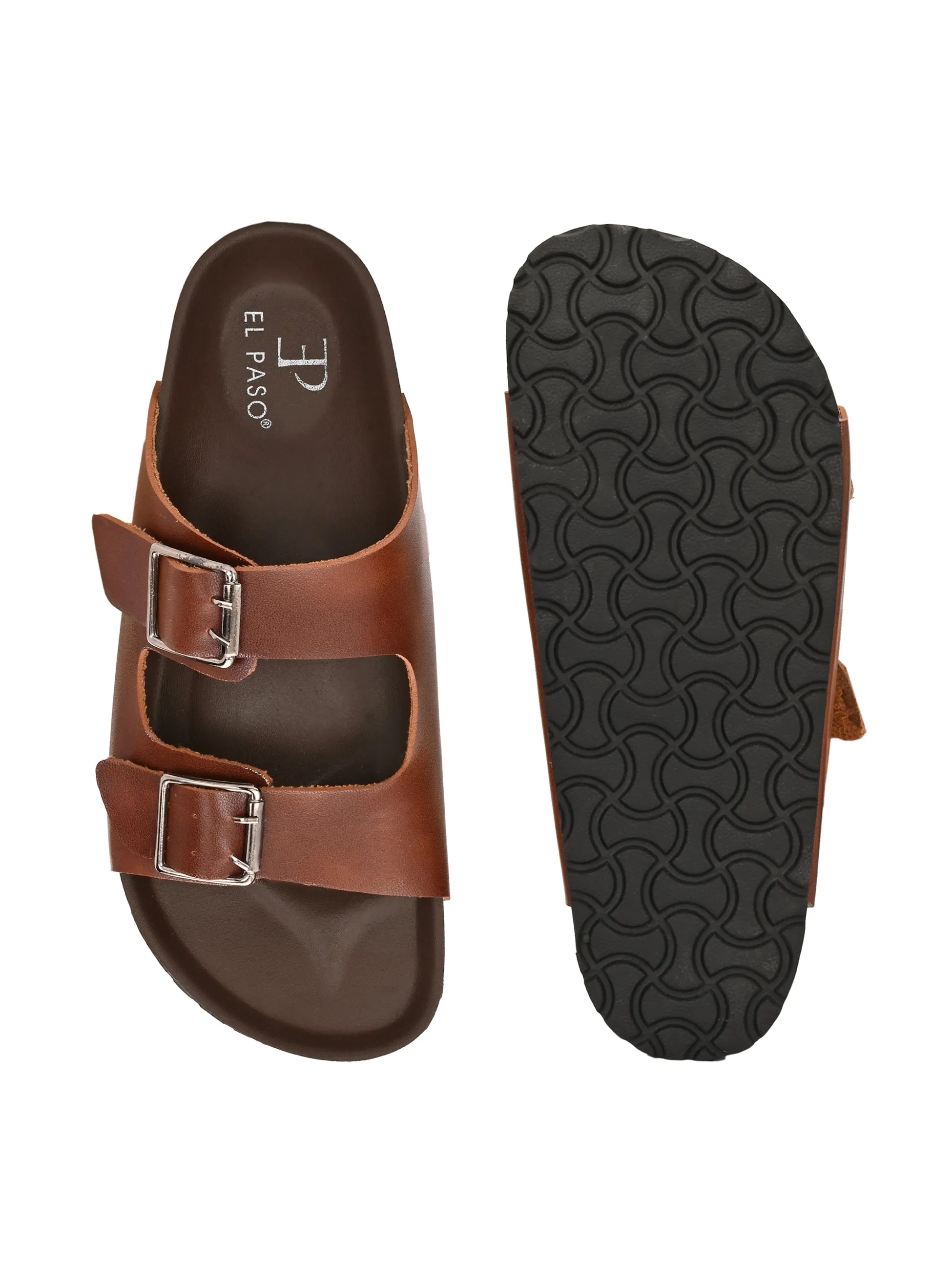 El Paso Women One Toe Flats with Buckles