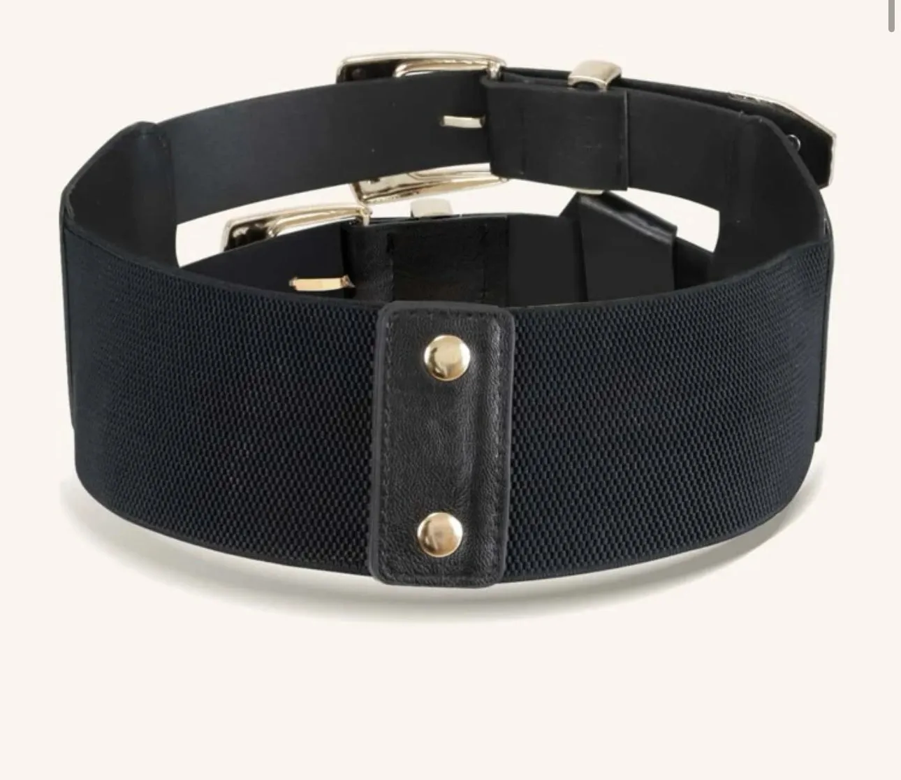 Elegant Double Buckle Belt