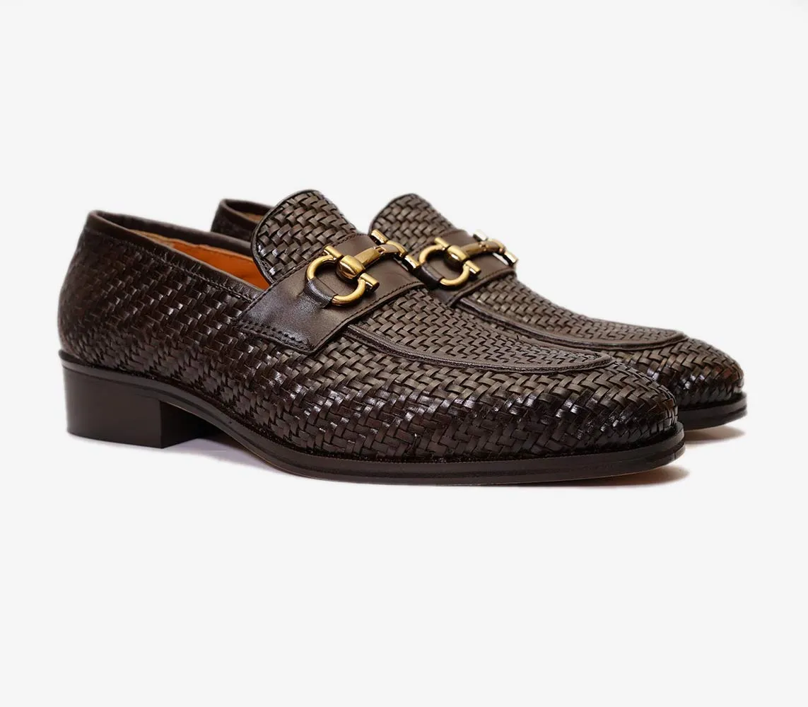 Elegant Men's Handmade Leather Loafers by Piel Cuero