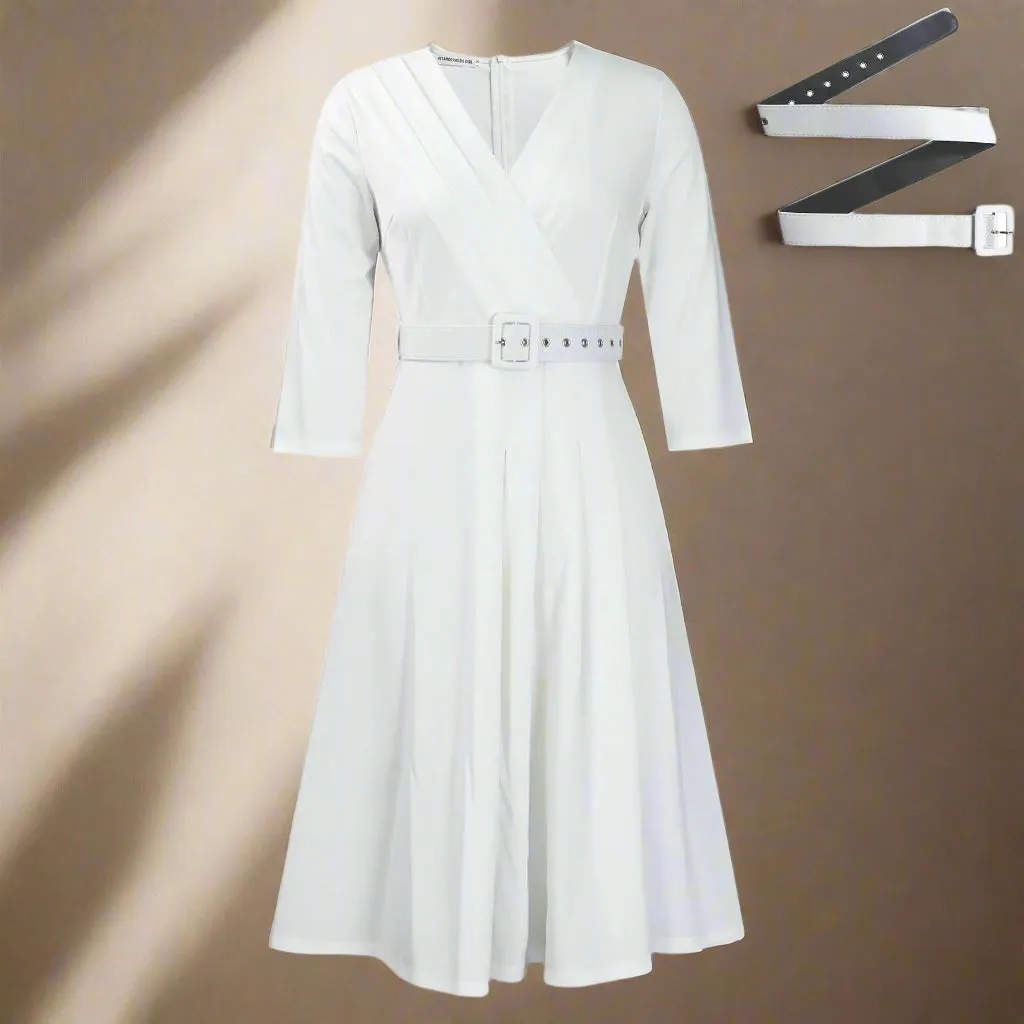 Elegant Pleated Dress