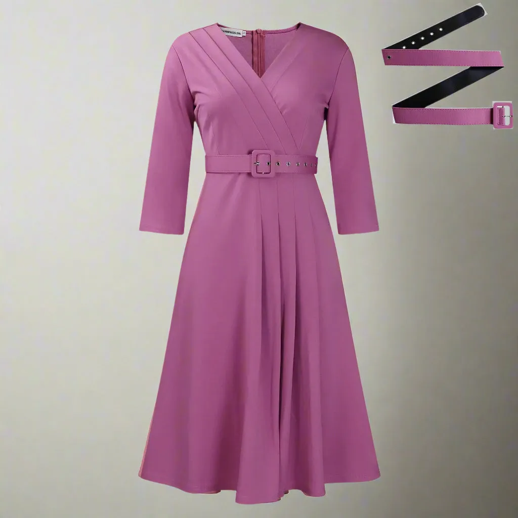 Elegant Pleated Dress