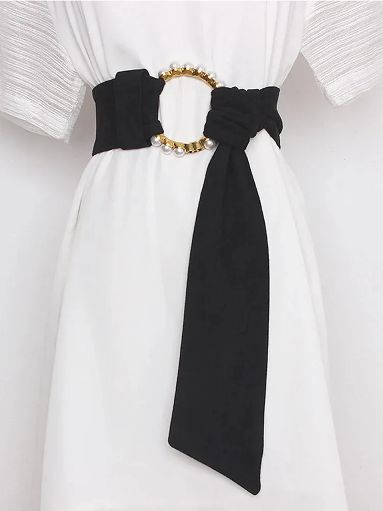 Elegant Vintage Print Cummerbunds Sash Belt