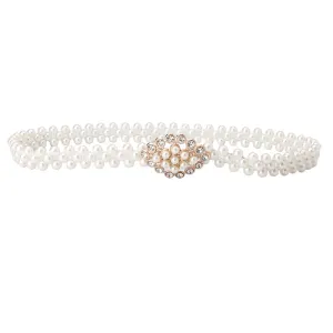 Embellished Pearl Stretch Bracelet